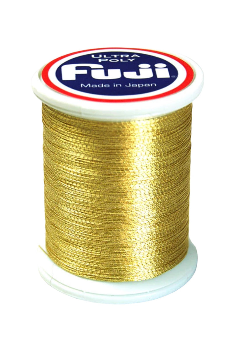 Fuji Ultra Poly Metallic Rod Building Thread 100m Spool 902 Pale Gold / Size A