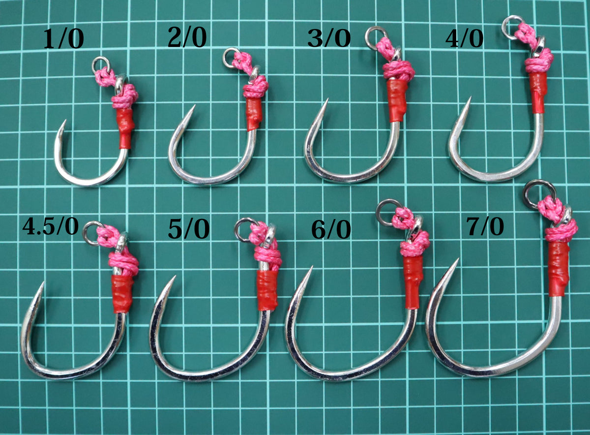 Yamai Suteki Waza Crafter's Barbed Hook w/ Eye (Size: 4/0 / 6 Pack