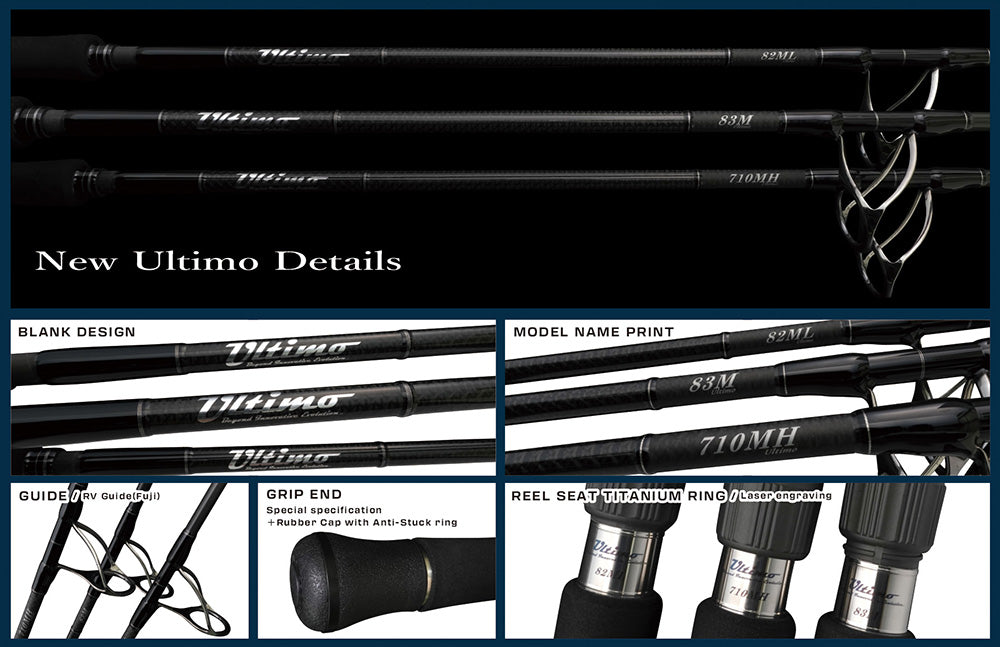 ロッド Ripple Fisher Ultimo Boat Casting 710 MH Ripple Fisher Ultimo 710 MH Offshore Game Boat Casting Rod – GT