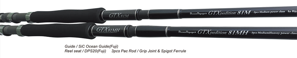 Ripple Fisher Ocean Voyager GTXpedition 81MH Offshore 3 Piece Rod