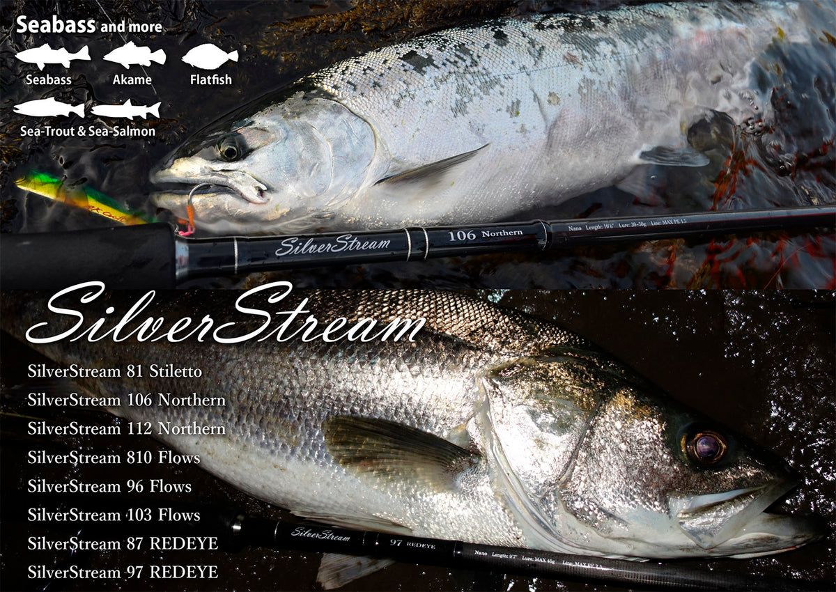 Ripple Fisher Silver Stream 81 Stiletto Shore Casting Fishing Rod ...