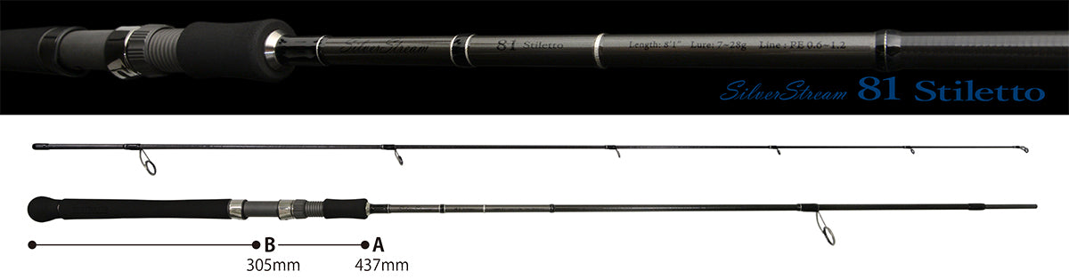 Ripple Fisher Silver Stream 81 Stiletto Shore Casting Fishing Rod – GT  FIGHT CLUB