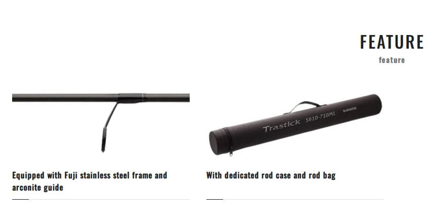 Shimano Trastick Trustic S810M Spinning Mobile Travel Rod – GT