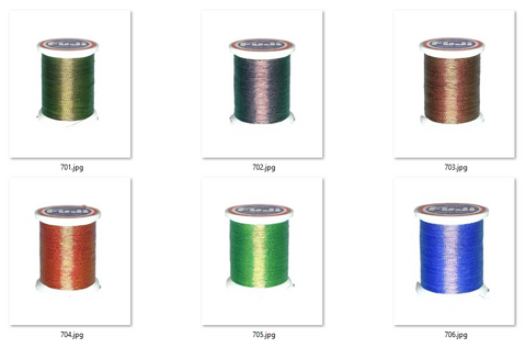 Prisma Thread FUJI Ultra Poly Prisma Metallic Custom Rod Wrapping Thread Size A / 10 ...
