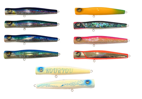 bape fishing lure for sale Bana Pop Saltwater Popper 240mm / 110g GT FIGHT CLUB up call they will never forget and a fishing trip every angler will long remember. H2OX Mag Top Water Popper