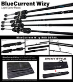 2025 Yamaga Blanks Blue Current Wizy Light Game Series 4pcs Travel Rod with Bag