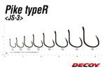 Decoy Pike Type-R JS-3 Single Hooks
