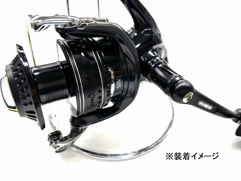 Studio Ocean Mark No Limits 20SW16000HP Spool and Matching No Limits 19SW14000/8000BM-70 Handle Matte Black