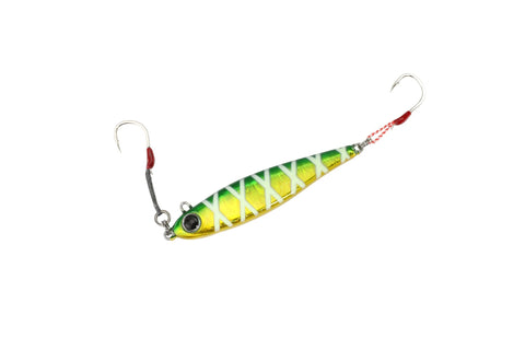 Nature Boys Switch Rider Zn Metal Jig with Assist Hooks 30g #7 - GB Cross Glow