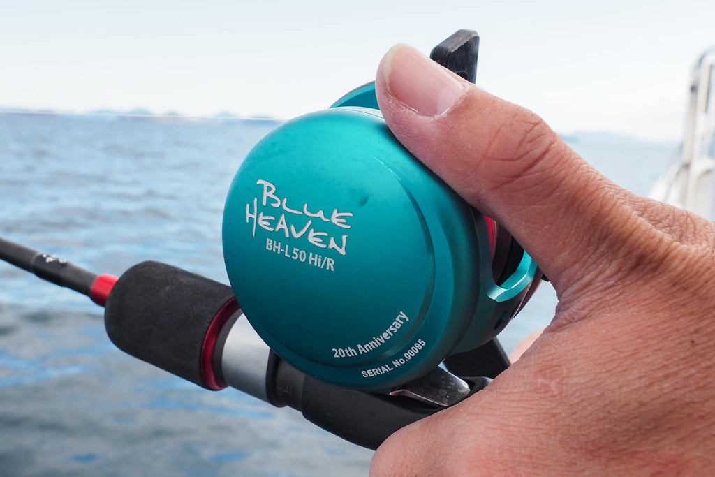 blue heaven fishing reels Sudio Ocean Mark Blue Heaven L50Pw/R (Right Handle) / 20th Anniversary – GT FIGHT CLUB