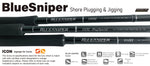 Yamaga Blanks Blue Sniper Extreme Shore Casting Strategy 106H Plug Special Fishing Rod