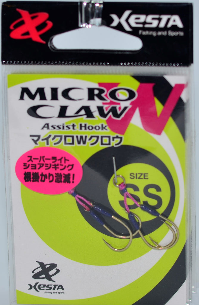 Xesta Micro Claw Assist Hook SS / Twin