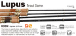 Yamaga Blanks Lupus 71 Mountain Stream Model for Trout Game Fishing