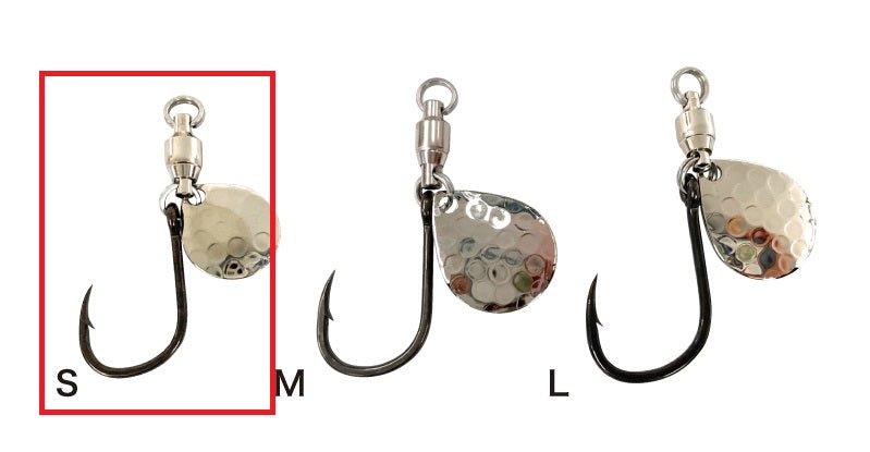 Shout! TC Blade Jigging Spare/Replacement Hooks Small / Silver - 372TS