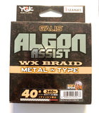 YGK Galis Algon Assist WX Braid Metal in Type 4m White 340lb #40
